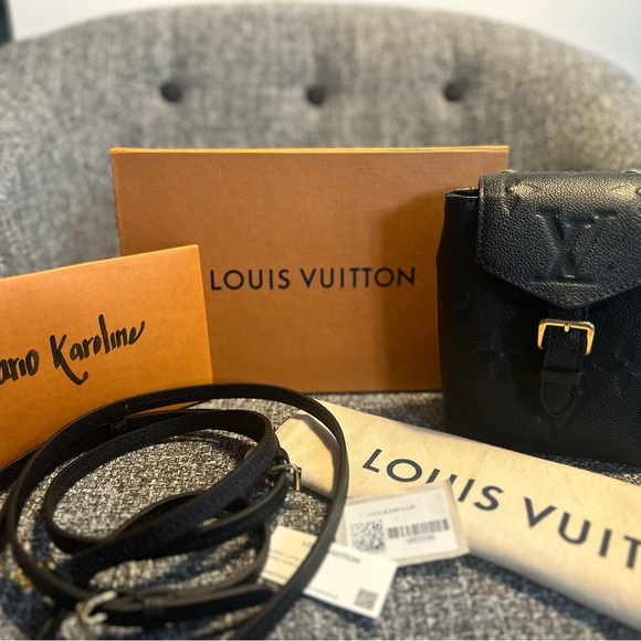 🖤Louis Vuitton Tiny Backpack Giant Empreinte Noir🖤 - Picture 1 of 10